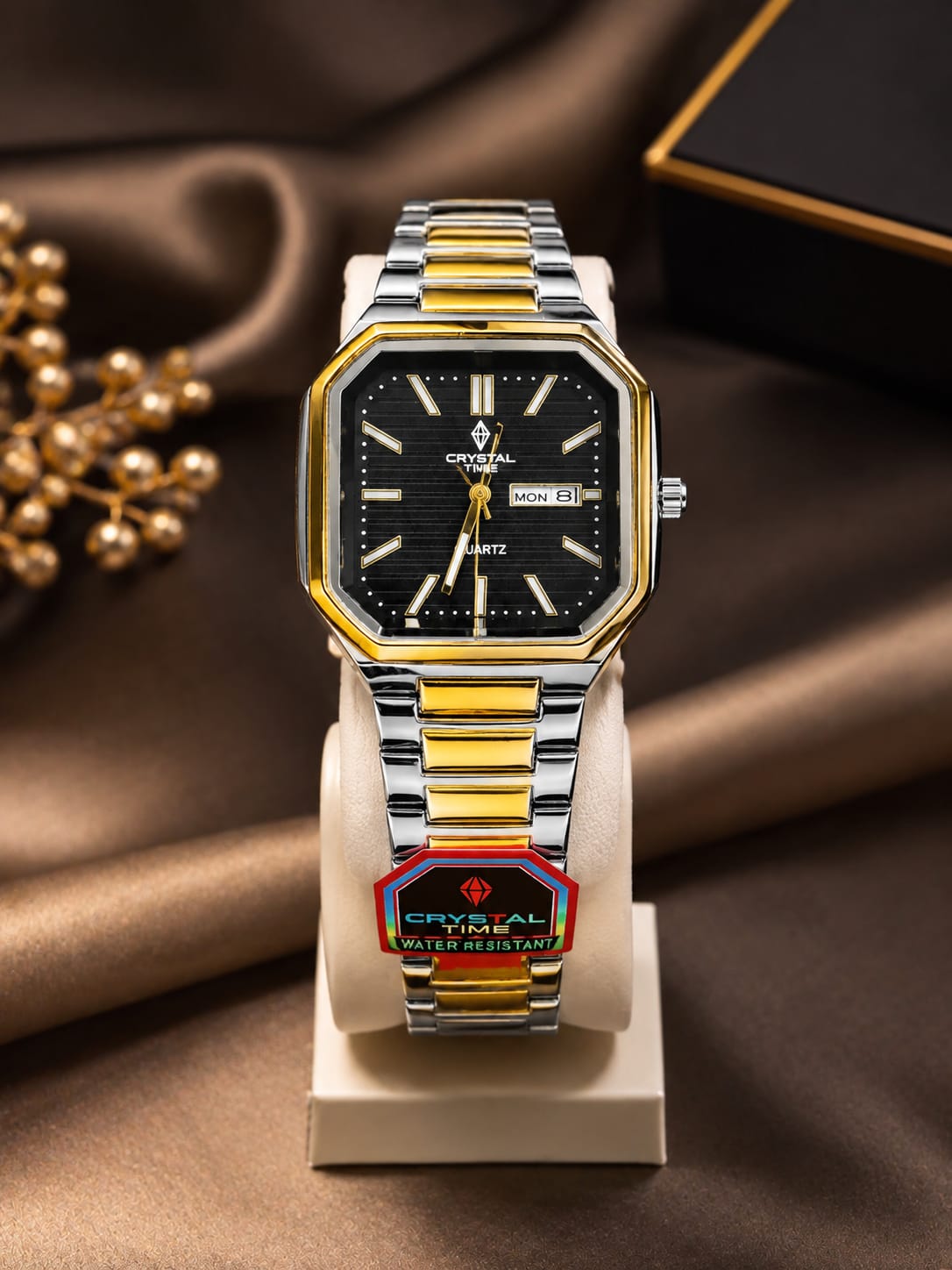 Crystal Time Premium Two-Tone Men’s Watch