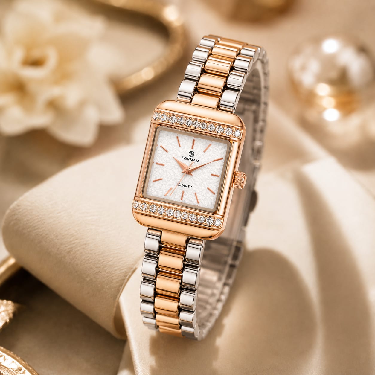 Elegant Women’s Luxury Square Watch