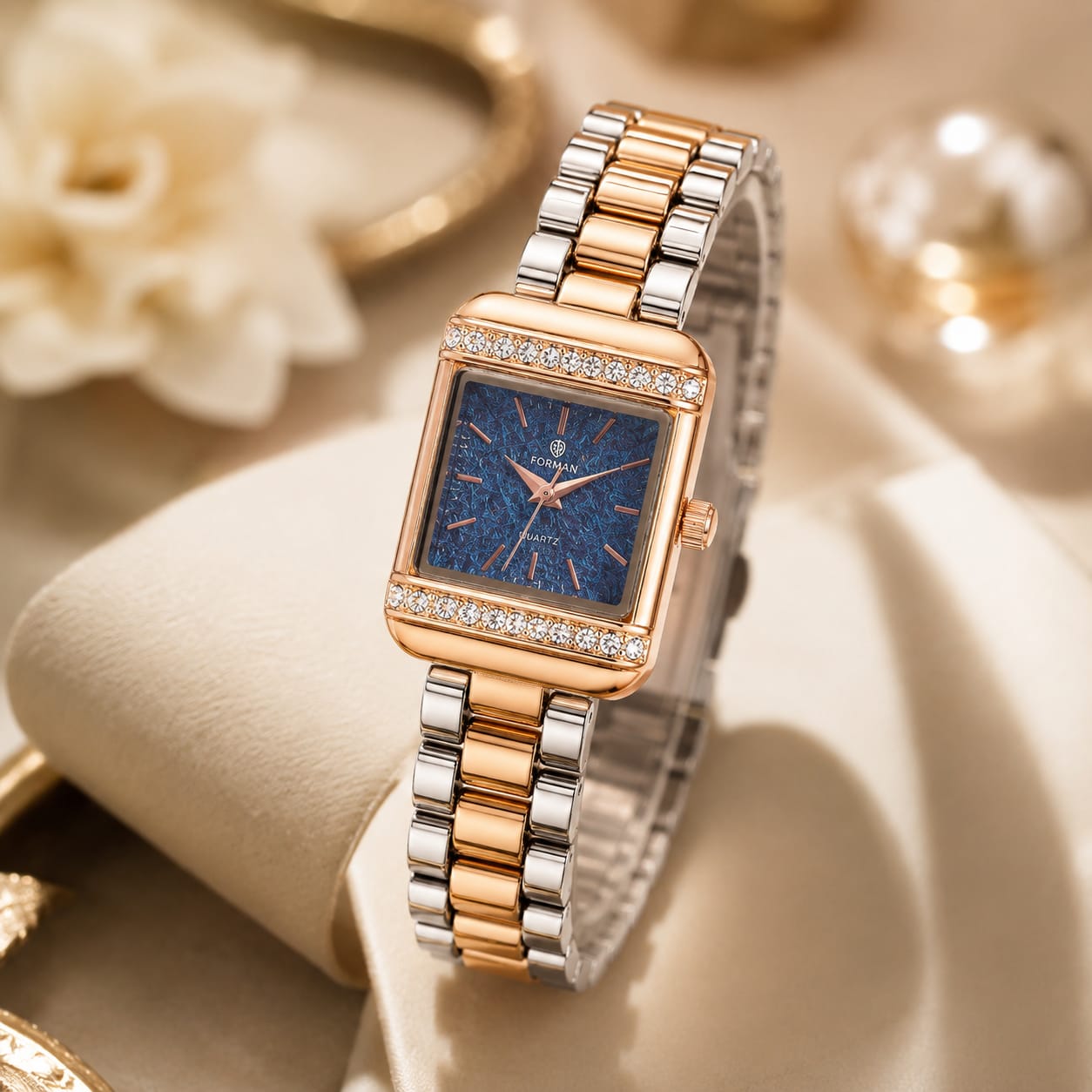 Elegant Women’s Luxury Square Watch