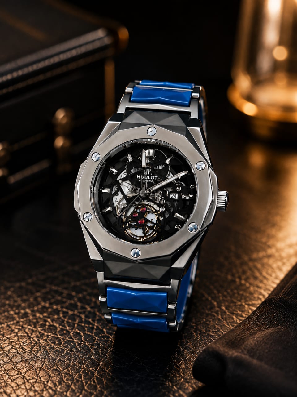 Hublot Inspired Luxury Chronograph Watch
