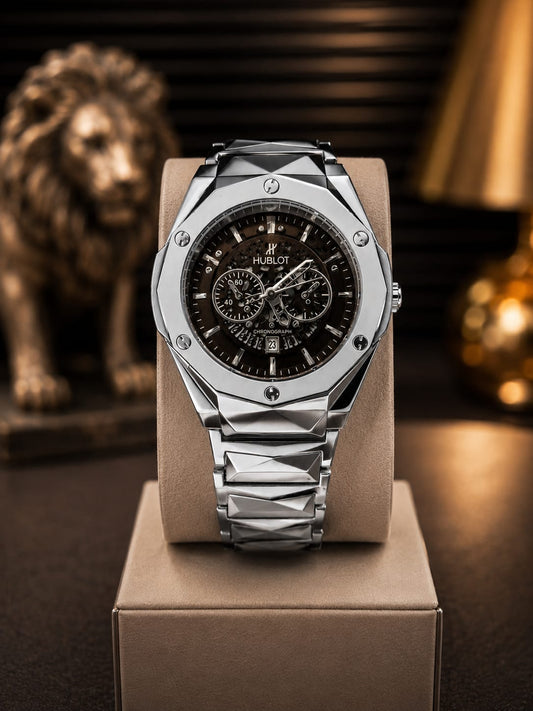 Hublot Inspired Luxury Chronograph Watch
